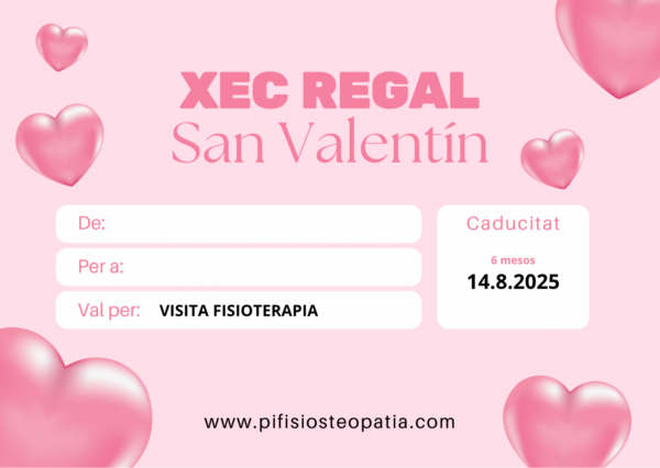 XEC REGAL - VISITA FISIOTERAPIA SANT VALENTÍ